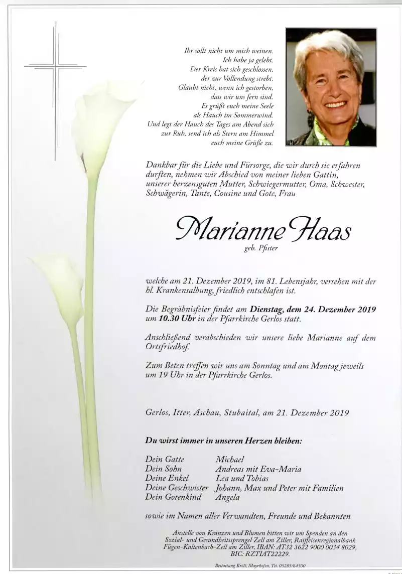 Parte von Marianne Haas